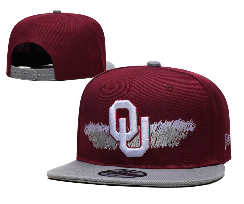 Oklahoma Sooners Stitched Snapback Hats 002