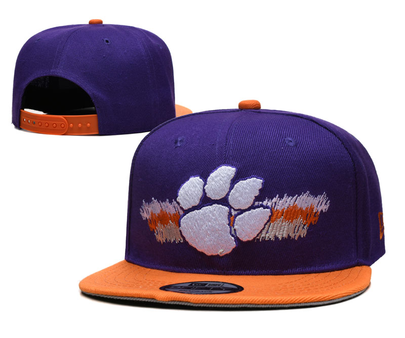Clemson Tigers Stitched Snapback Hats 003