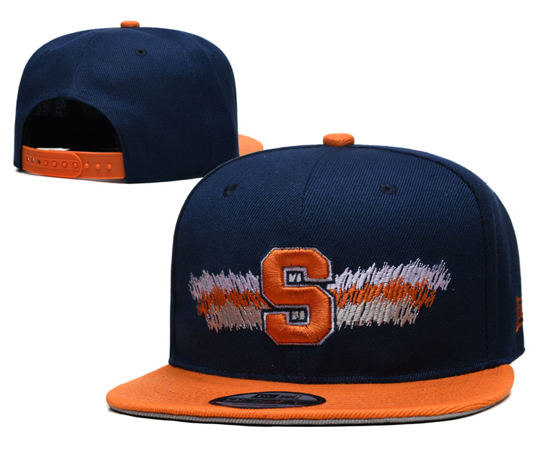 Syracuse Stitched Snapback Hats 001