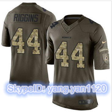 Nike Washington Redskins #44 John Riggins Green Men's Stitched NFL Limited Salute to Service Jersey