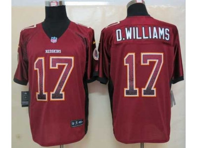 NEW jerseys washington redskins #17 d.williams burgundy red(Elite drift fashion)