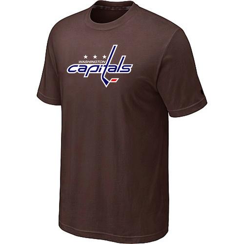 Washington Capitals Big & Tall Logo Brown NHL T-Shirt