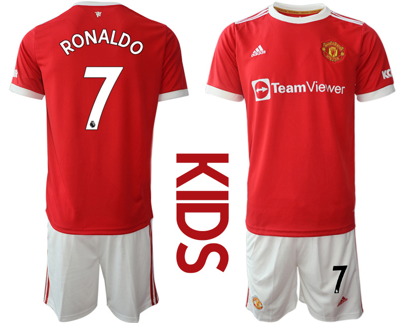 Manchester United home #7 Ronaldo Jersey