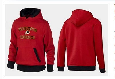 Washington Redskins Heart & Soul Pullover Hoodie Red & Black