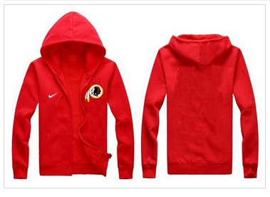New Washington Redskins Authentic Logo Hoodie Red
