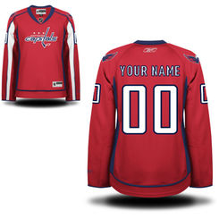 Reebok Washington Capitals Women's Premier Home Custom Jersey - Red