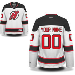 Reebok New Jersey Devils Women's Premier Away Custom Jersey - White