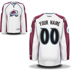 Reebok Colorado Avalanche Womens Premier Away Custom Jersey - White