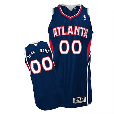 Hawks Personalized Authentic Blue Jersey