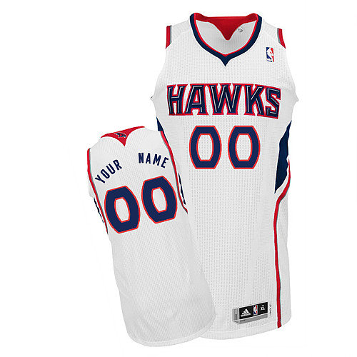 Hawks Personalized Authentic White Jersey