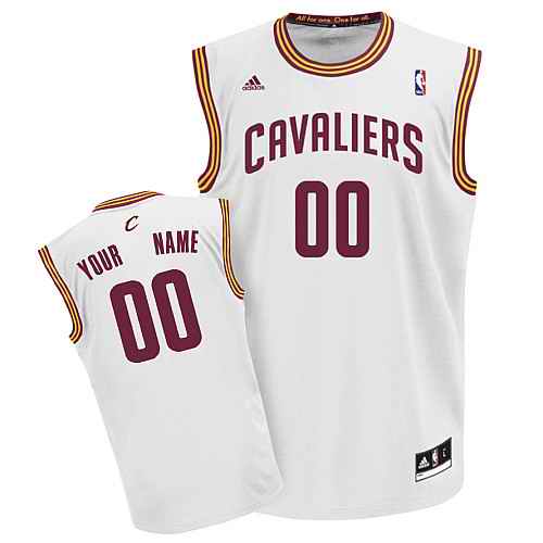 Cleveland Cavaliers Youth Custom White Jersey
