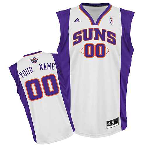 Phoenix Suns Youth Custom White Jersey