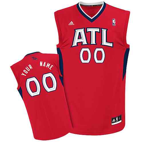 Atlanta Hawks Youth Custom Red Jersey