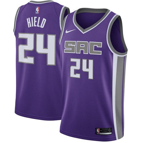 Kings #24 Buddy Hield Purple Women's Basketball Swingman Icon Edition Jersey