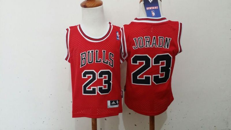 2-6 Years Old Kids Michael Jordan Chicago Bulls #23 Red Jersey