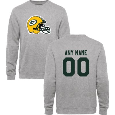 Men's Green Bay Packers Design Your Own Crewneck Sweatshirt