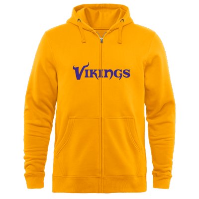 Men's Minnesota Vikings Design Your Own Zip Hoodie