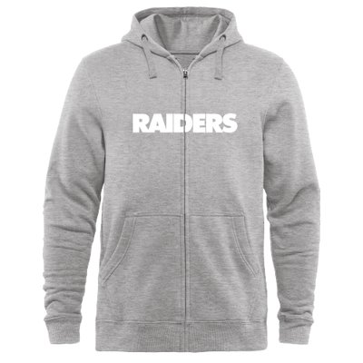 Men's Oakland Raiders Design Your Own Zip Hoodie