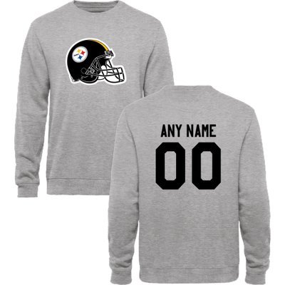 Men's Pittsburgh Steelers Design Your Own Crewneck Sweatshirt