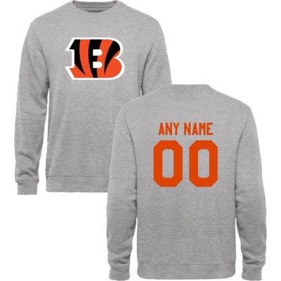 Men's Cincinnati Bengals Design Your Own Crewneck Sweatshirt