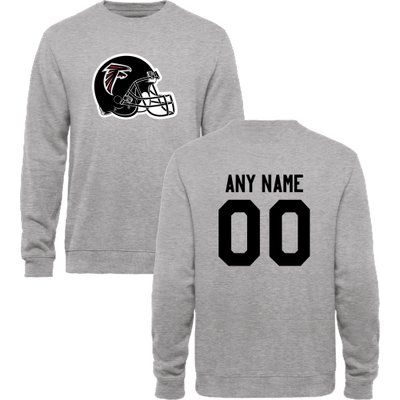 Men's Atlanta Falcons Design Your Own Crewneck Sweatshirt