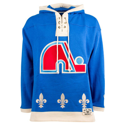 Nordiques Blue Men's Customized All Stitched Sweatshirt