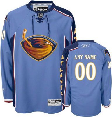 Customized Atlanta Thrashers Jersey Blue Home Man Jersey