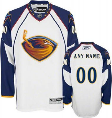Customized Atlanta Thrashers Jersey White Road Man Jersey