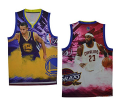 NBA moments version of the Golden State Warriors against the powerful white jersey vest