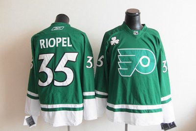 ST PARTYS DAY Philadelphia Flyers 35 BOBROVSKY green